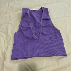 Urban Outfitters Plunge Top in Lilac